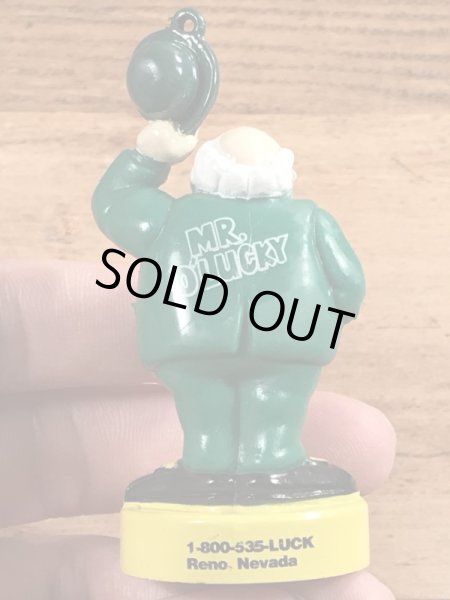 フィッツジェラルドカジノホテルの企業キャラクターのビンテージのPVCフィギュア