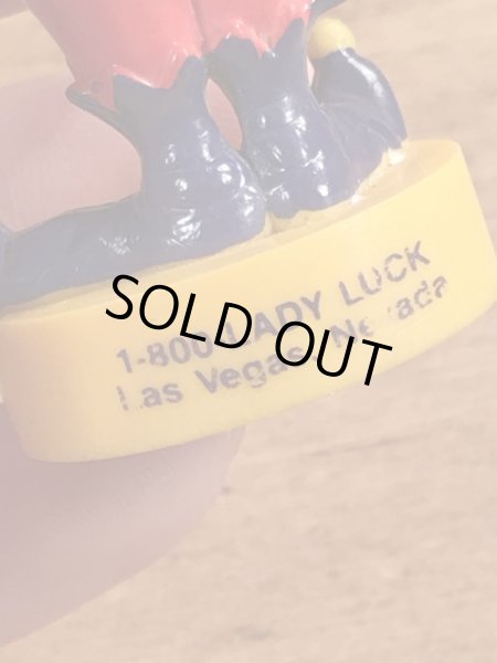 ラスベガスのカジノホテルの企業キャラクターのビンテージのPVCフィギュア