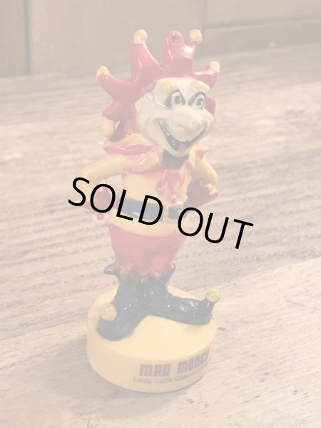 企業キャラクターのレディラックカジノホテルのビンテージのPVCフィギュア