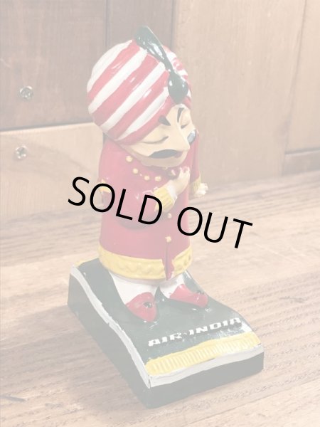 アドバタイジングキャラクターのエアインディアのビンテージのディスプレイフィギュア