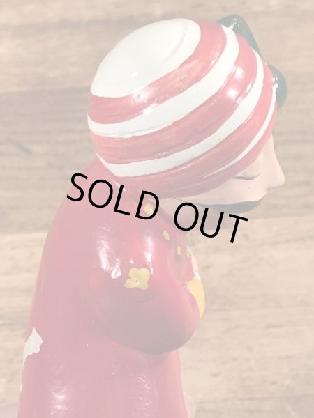 エアインディアの企業キャラクターのビンテージのディスプレイフィギュア