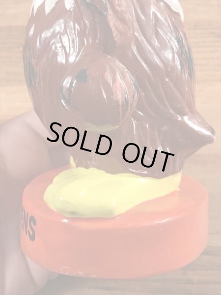 ブッシュガーデンの企業キャラクターのヴィンテージの貯金箱フィギュア