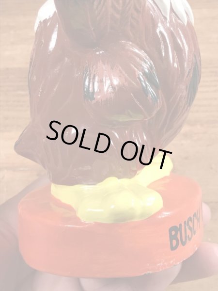 ブッシュガーデンの企業キャラクターのヴィンテージの貯金箱フィギュア