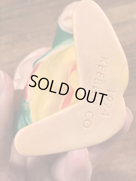 キーブラー　ヴィンテージ　ソフビ人形　アーニー　アドバタイジングキャラクター　70’s