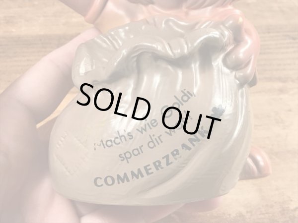 アドバタイジングキャラクター　ヴィンテージ　貯金箱　コメルツバンク　ドイツ