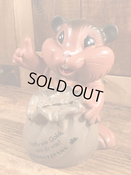 アドバタイジングキャラクター　ヴィンテージ　貯金箱　コメルツバンク　ドイツ