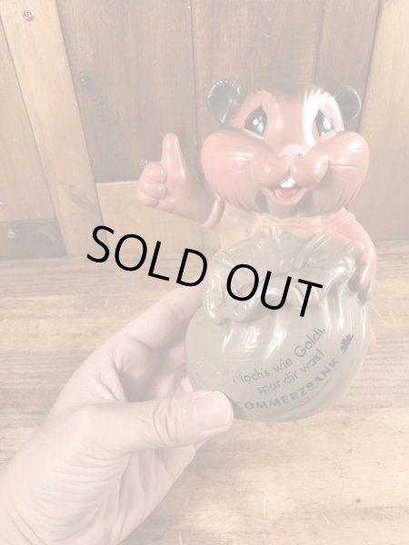 アドバタイジングキャラクター　ヴィンテージ　貯金箱　コメルツバンク　ドイツ