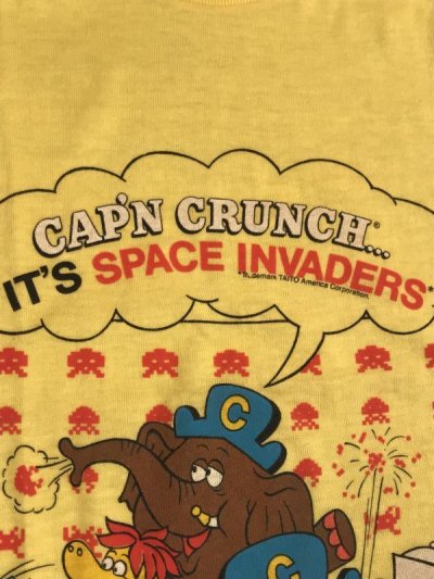 画像3: Cap'n Crunch “It's Space Invaders” Kids T-Shirt　キャプテンクランチ　ビンテージ　キッズTシャツ　80年代
