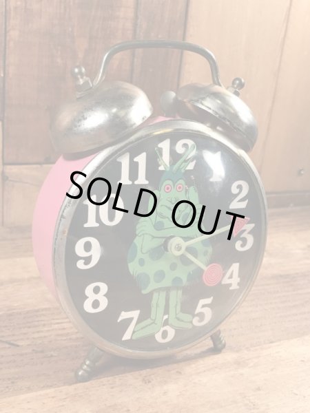 ペプトビスモル ビンテージ 目覚まし時計 アドバタイジングキャラクター 70年代