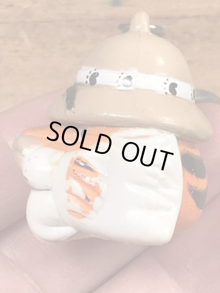 エクソンタイガー ヴィンテージ キーホルダー 企業キャラクター PVCフィギュア