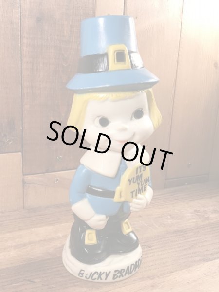 バッキーブラッドフォード　ビンテージ　スクイーズドール　企業キャラクター　70年代