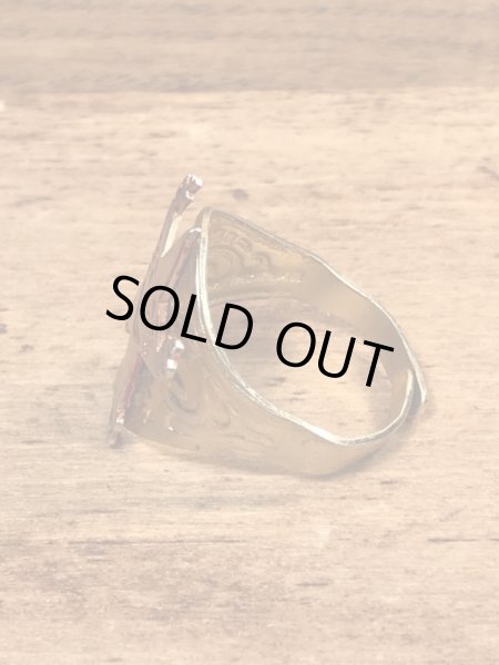 カールスジュニア　ヴィンテージ　指輪　アドバタイジングキャラクター　70’s