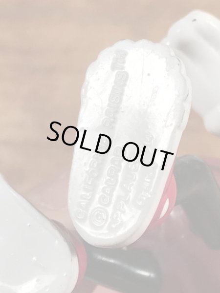 カリフォルニアレーズン　ビンテージ　PVCフィギュア　アドバタイジングキャラクター　80年代