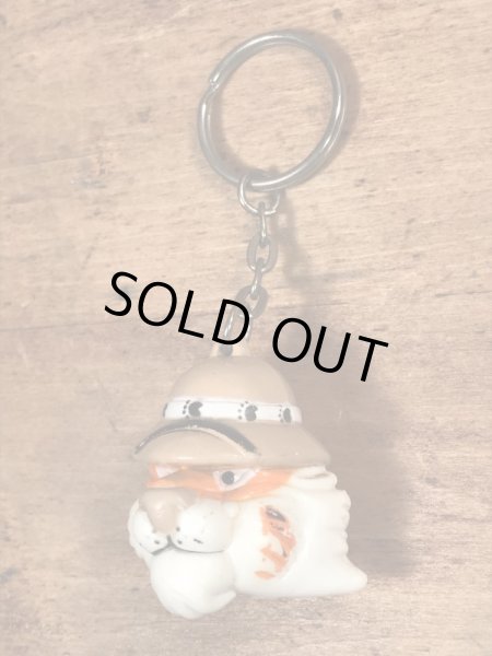 エクソンタイガー ヴィンテージ キーホルダー 企業キャラクター PVCフィギュア