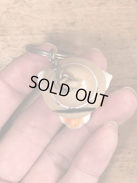 エクソンタイガー ビンテージ キーホルダー アドバタイジングキャラクター PVCフィギュア