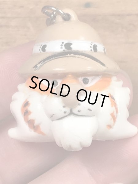 エクソンタイガー ビンテージ キーホルダー アドバタイジングキャラクター PVCフィギュア