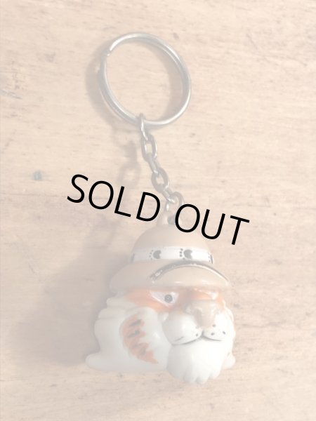 エクソンタイガー ビンテージ キーホルダー アドバタイジングキャラクター PVCフィギュア