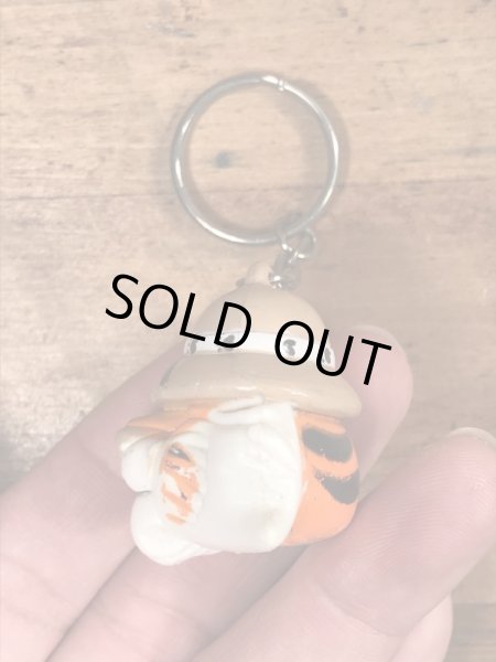 エクソンタイガー ヴィンテージ キーホルダー 企業キャラクター PVCフィギュア