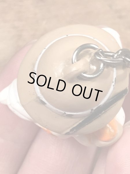 エクソンタイガー ビンテージ キーホルダー アドバタイジングキャラクター PVCフィギュア