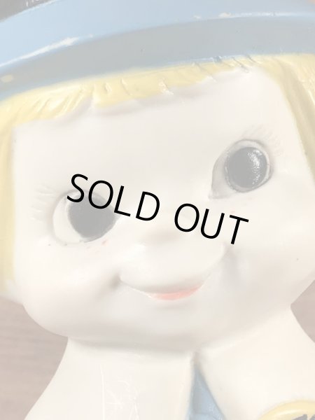 バッキーブラッドフォード　ビンテージ　スクイーズドール　企業キャラクター　70年代