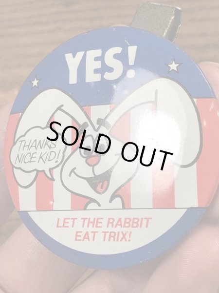 トリックスラビット　ヴィンテージ　缶バッチ　企業キャラクター　シリアル