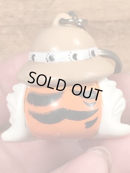 エクソンタイガー ビンテージ キーホルダー アドバタイジングキャラクター PVCフィギュア