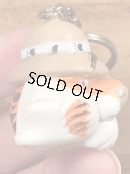 エクソンタイガー ヴィンテージ キーホルダー 企業キャラクター PVCフィギュア