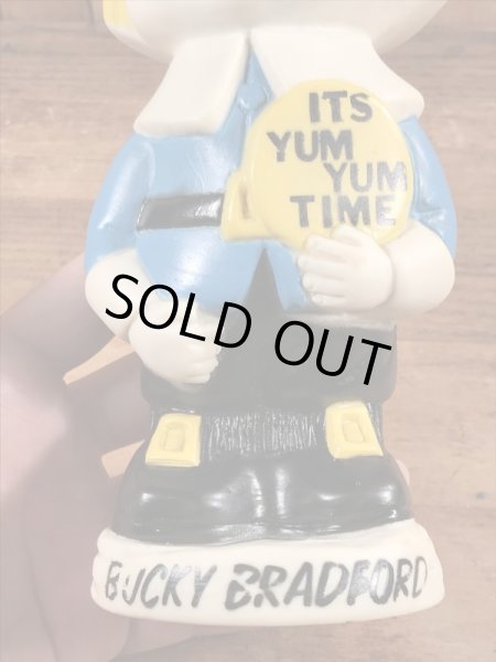 バッキーブラッドフォード　ヴィンテージ　ソフビフィギュア　アドバタイジングキャラクター　70’s