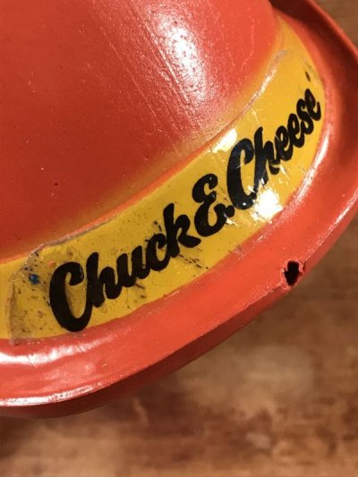 画像2: Pizza Time Theatre Chuck E. Cheese Hat Coin Bank　チャッキーチーズ　ビンテージ　コインバンク　貯金箱　80年代