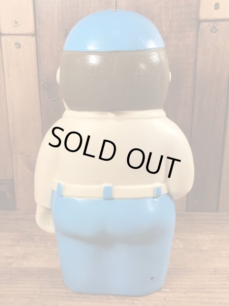 ミスターフリート　ヴィンテージ　貯金箱フィギュア　企業キャラクター　ソフビドール