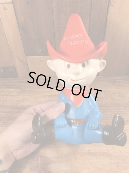 マーキーメイポ　ヴィンテージ　貯金箱フィギュア　企業キャラクター　シリアル
