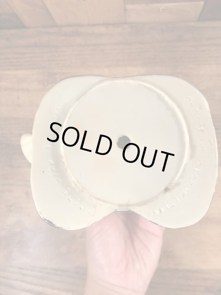 ミスターフリート　ヴィンテージ　貯金箱フィギュア　企業キャラクター　ソフビドール