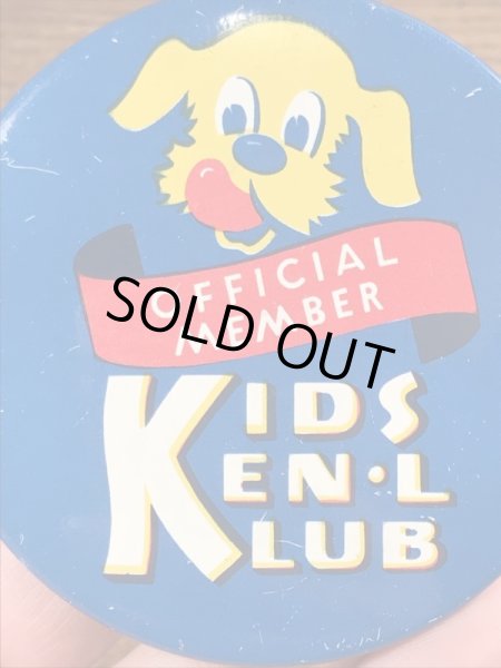 ケンネルレーション ヴィンテージ 缶バッチ 企業キャラクター 企業物