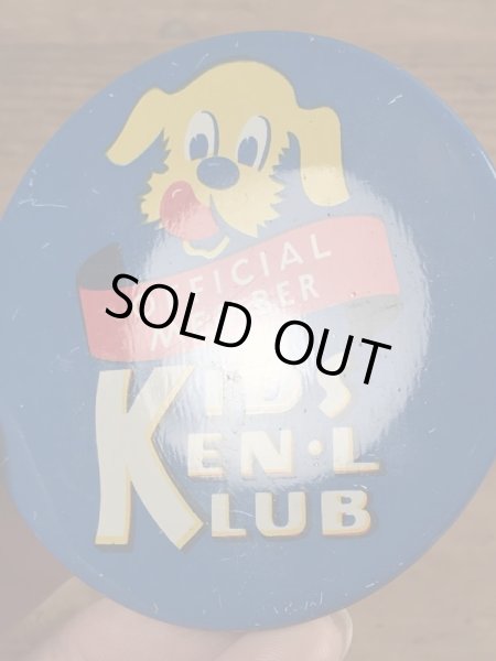 ケンネルレーション ヴィンテージ 缶バッチ 企業キャラクター 企業物