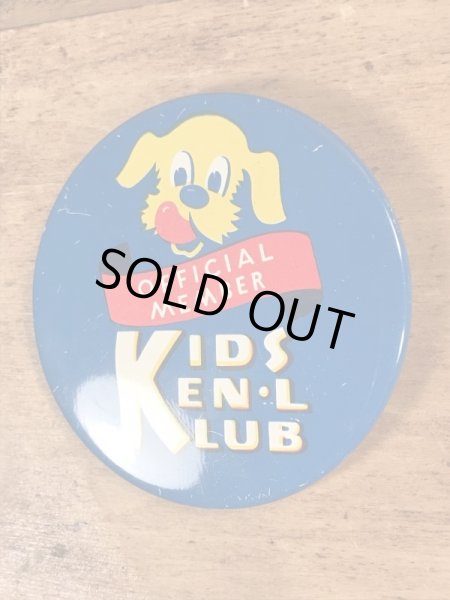 ケンネルレーション ヴィンテージ 缶バッチ 企業キャラクター 企業物