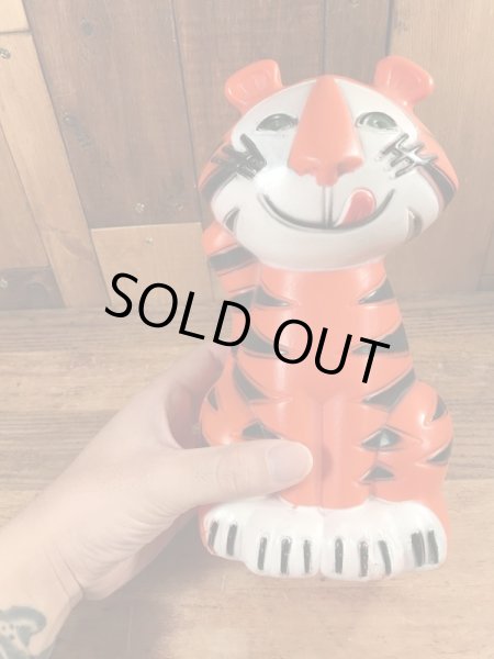 トニーザタイガー　ヴィンテージ　貯金箱フィギュア　アドバタイジングキャラクター　企業物