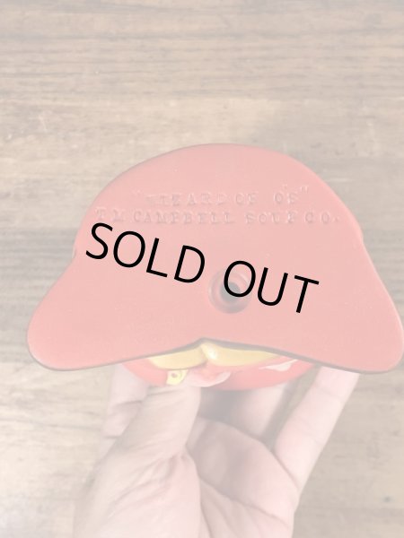 キャンベルスープ　ヴィンテージ　ソフビ人形　企業キャラクター　70年代