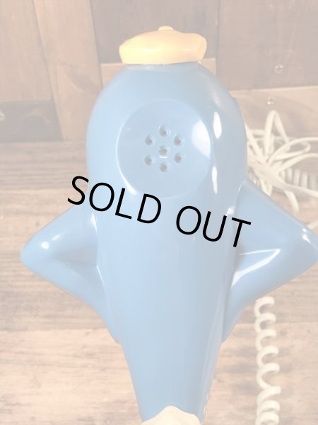 チャーリーザツナ　ビンテージ　電話機　企業キャラクター　80年代