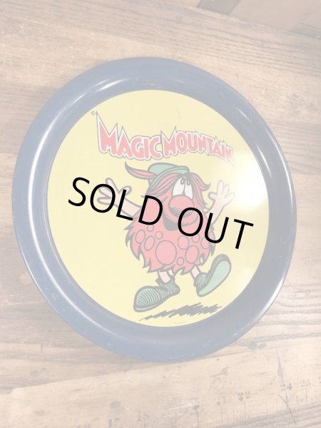 マジックマウンテントロール　ビンテージ　ブリキトレイ　アドバタイジングキャラクター　企業物