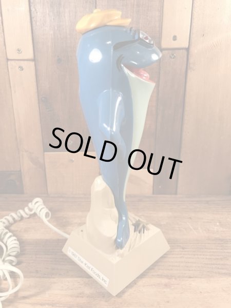 チャーリーザツナ　ビンテージ　電話機　企業キャラクター　80年代