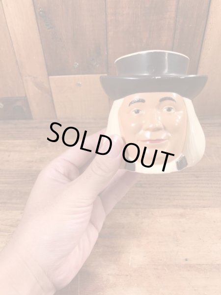 クエーカーオーツ　ヴィンテージ　マグカップ　アドバタイジングキャラクター　企業物