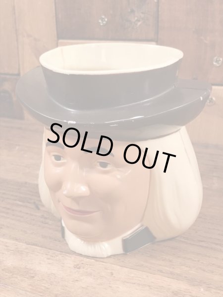 クエーカーオーツ　ヴィンテージ　マグカップ　アドバタイジングキャラクター　企業物