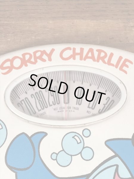 チャーリーザツナ　ビンテージ　体重計　企業キャラクター　70年代