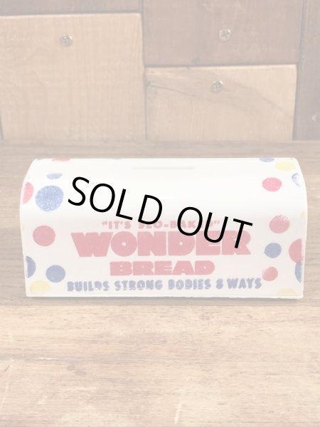 ワンダーブレッド　ヴィンテージ　貯金箱　アドバタイジング　70’s