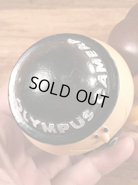 オリンパスカメラ　ビンテージ　ソフビフィギュア　企業キャラクター　ノベルティ