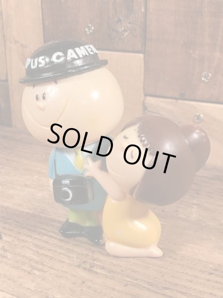 オリンパスカメラ　ヴィンテージ　ソフビ人形　アドバタイジングキャラクター　企業物