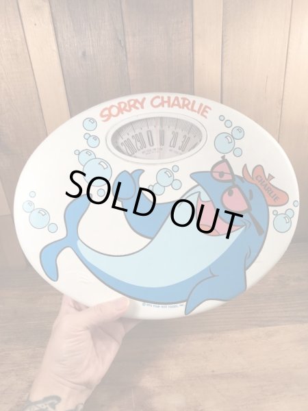 チャーリーツナ　ヴィンテージ　体重計　アドバタイジングキャラクター　70’s