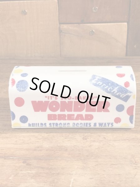 ワンダーブレッド　ヴィンテージ　貯金箱　アドバタイジング　70’s