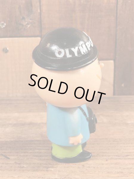 オリンパスカメラ　ビンテージ　ソフビフィギュア　企業キャラクター　ノベルティ