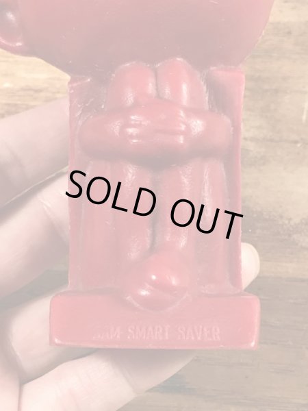 ダウニーセービングス　ヴィンテージ　貯金箱フィギュア　企業キャラクター　ノベルティ